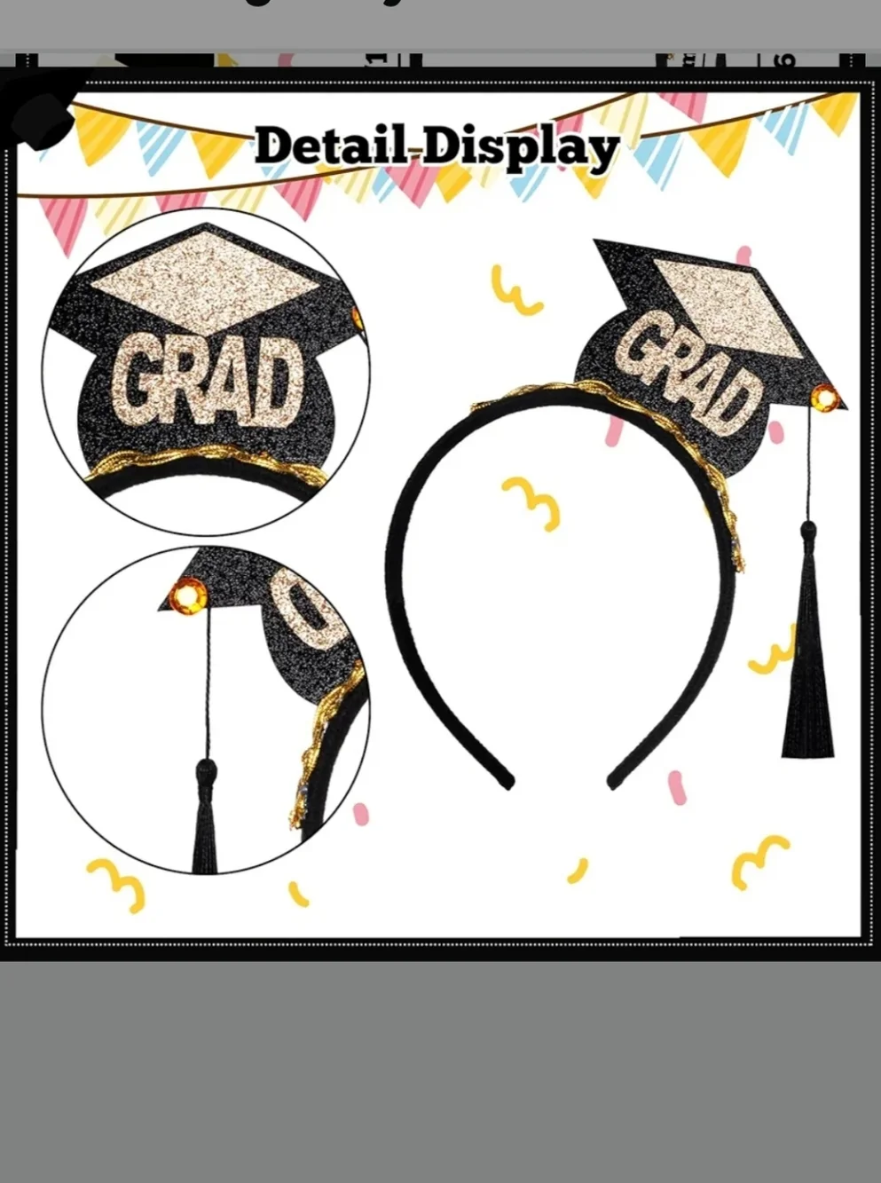 Graduation Sash and Headband Set